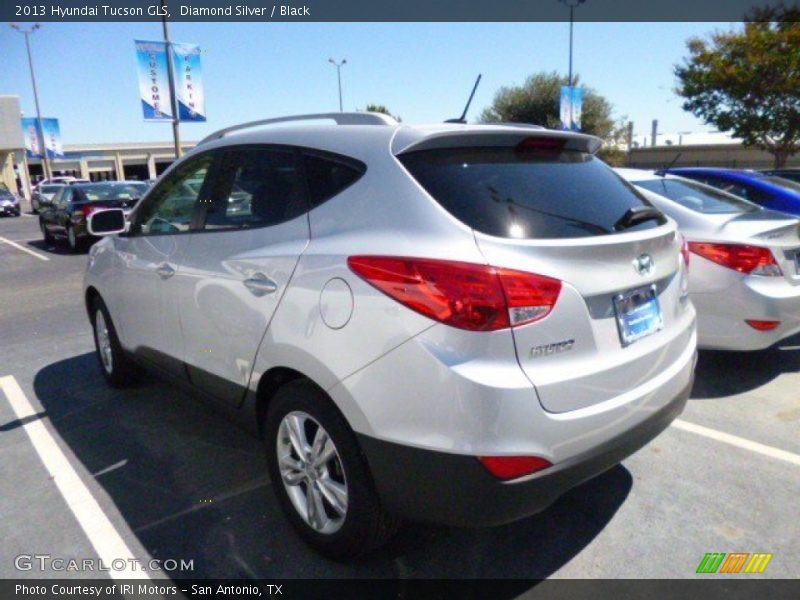 Diamond Silver / Black 2013 Hyundai Tucson GLS