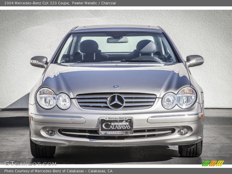 Pewter Metallic / Charcoal 2004 Mercedes-Benz CLK 320 Coupe