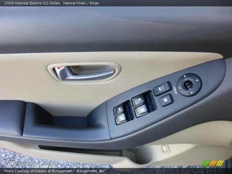 Natural Khaki / Beige 2009 Hyundai Elantra GLS Sedan