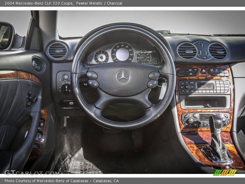 Pewter Metallic / Charcoal 2004 Mercedes-Benz CLK 320 Coupe