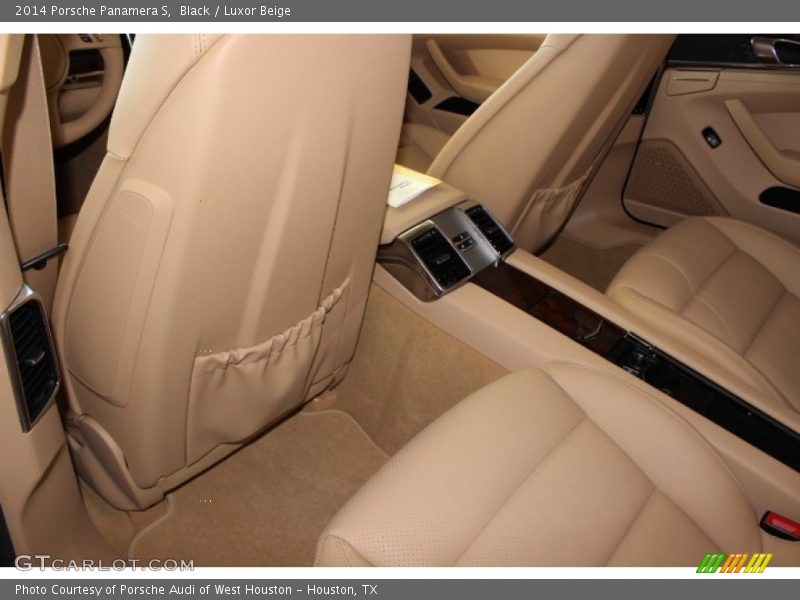 Black / Luxor Beige 2014 Porsche Panamera S