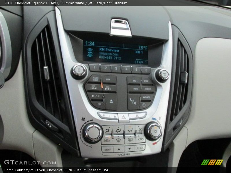 Summit White / Jet Black/Light Titanium 2010 Chevrolet Equinox LS AWD