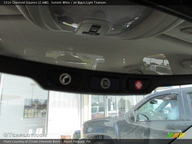 Summit White / Jet Black/Light Titanium 2010 Chevrolet Equinox LS AWD
