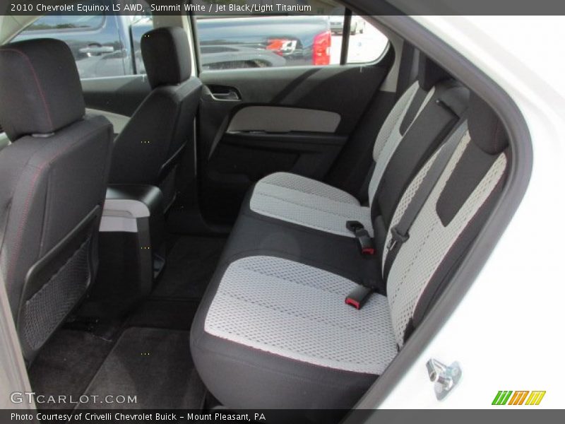 Summit White / Jet Black/Light Titanium 2010 Chevrolet Equinox LS AWD