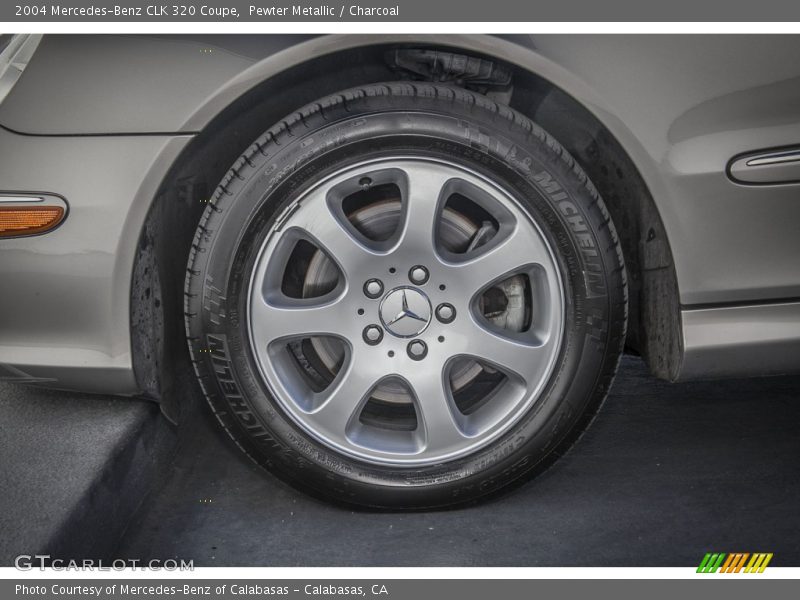 Pewter Metallic / Charcoal 2004 Mercedes-Benz CLK 320 Coupe