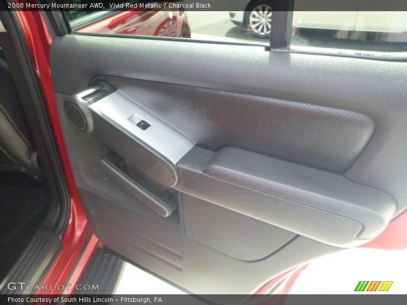 Vivid Red Metallic / Charcoal Black 2008 Mercury Mountaineer AWD