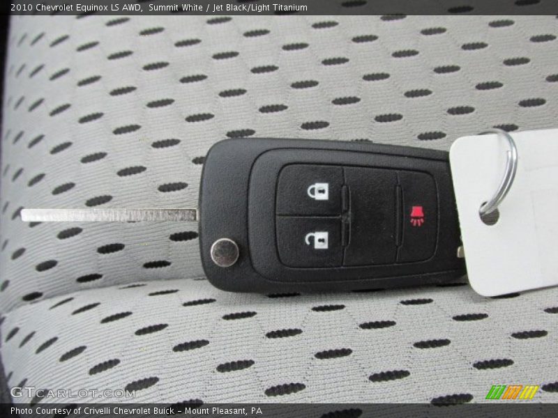 Summit White / Jet Black/Light Titanium 2010 Chevrolet Equinox LS AWD
