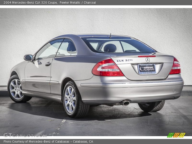 Pewter Metallic / Charcoal 2004 Mercedes-Benz CLK 320 Coupe