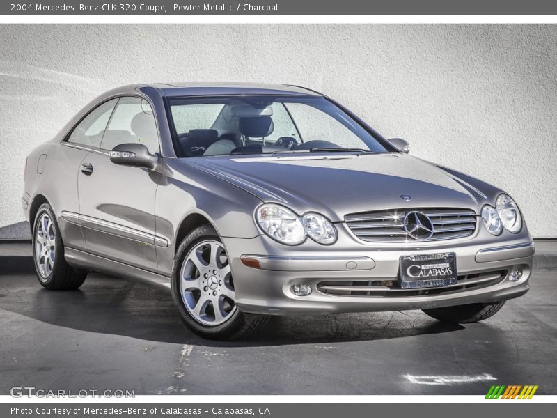 Pewter Metallic / Charcoal 2004 Mercedes-Benz CLK 320 Coupe