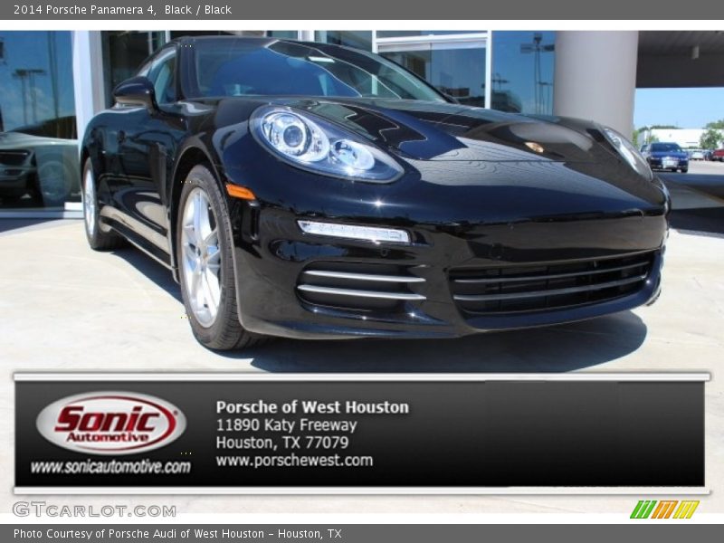 Black / Black 2014 Porsche Panamera 4