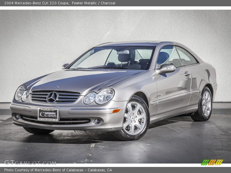 Pewter Metallic / Charcoal 2004 Mercedes-Benz CLK 320 Coupe