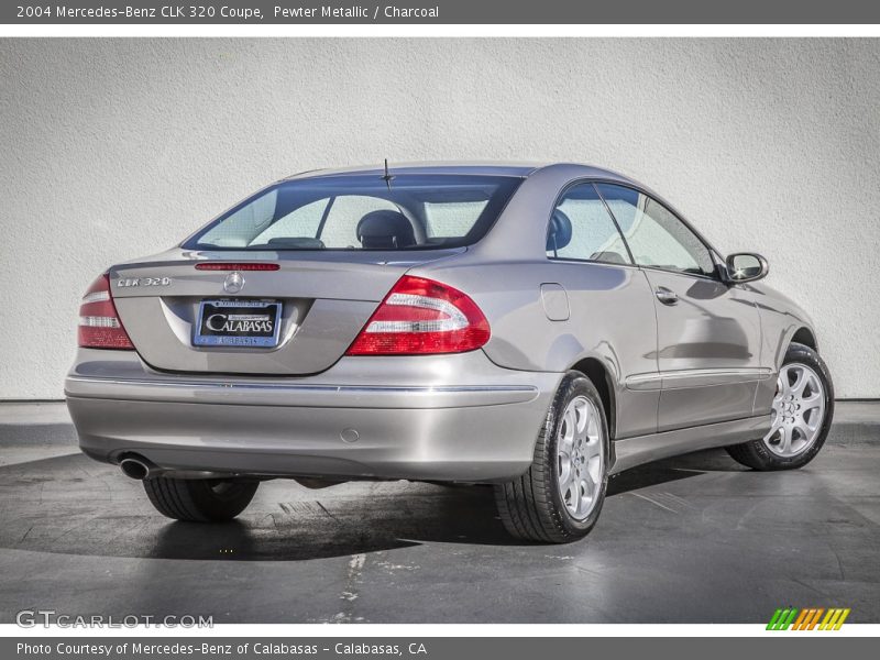 Pewter Metallic / Charcoal 2004 Mercedes-Benz CLK 320 Coupe