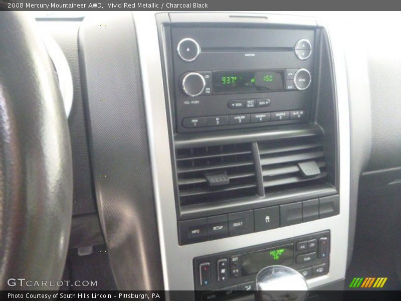 Vivid Red Metallic / Charcoal Black 2008 Mercury Mountaineer AWD