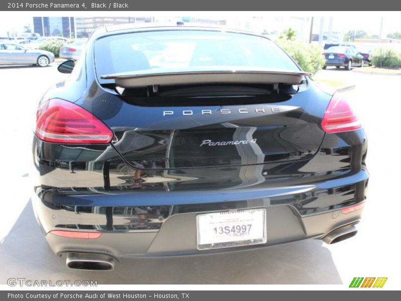 Black / Black 2014 Porsche Panamera 4