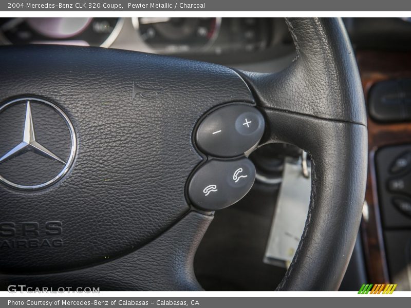 Pewter Metallic / Charcoal 2004 Mercedes-Benz CLK 320 Coupe