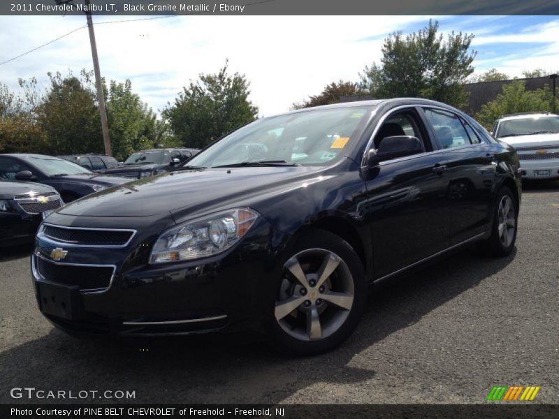 Black Granite Metallic / Ebony 2011 Chevrolet Malibu LT