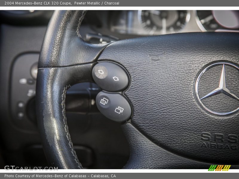 Pewter Metallic / Charcoal 2004 Mercedes-Benz CLK 320 Coupe