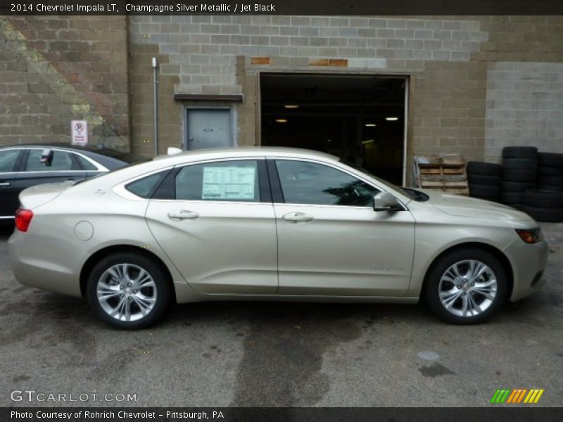 Champagne Silver Metallic / Jet Black 2014 Chevrolet Impala LT