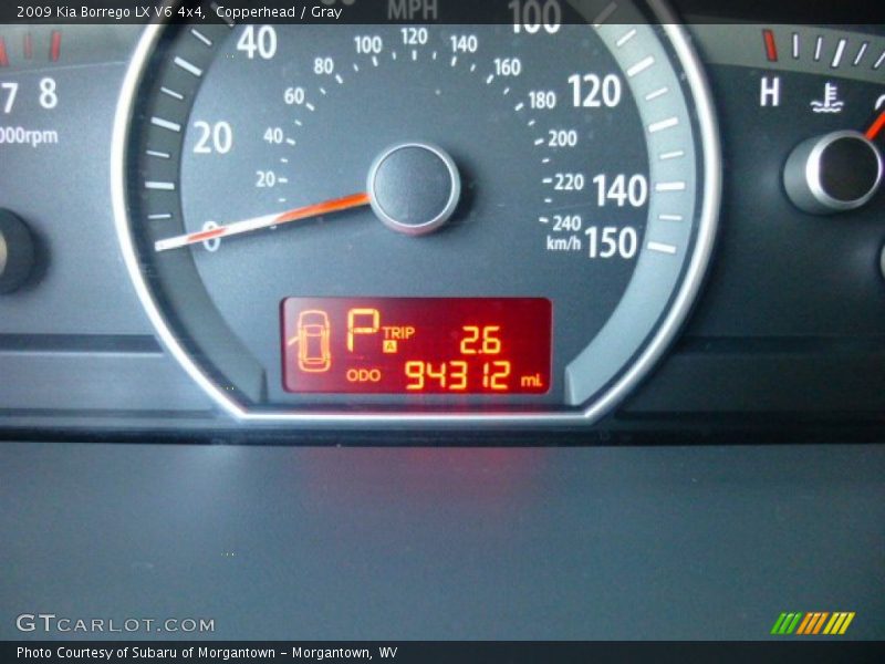 Copperhead / Gray 2009 Kia Borrego LX V6 4x4