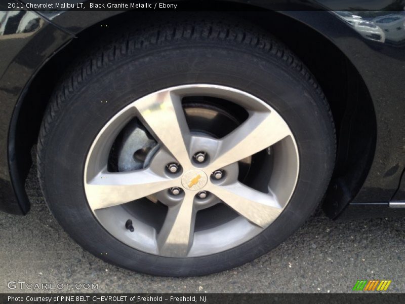 Black Granite Metallic / Ebony 2011 Chevrolet Malibu LT