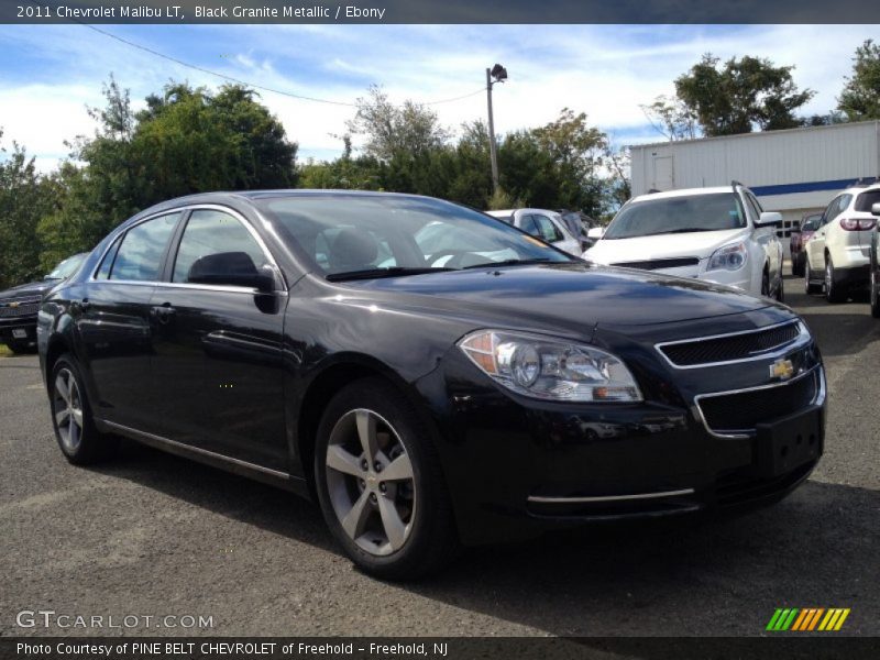Black Granite Metallic / Ebony 2011 Chevrolet Malibu LT