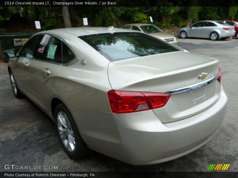 Champagne Silver Metallic / Jet Black 2014 Chevrolet Impala LT