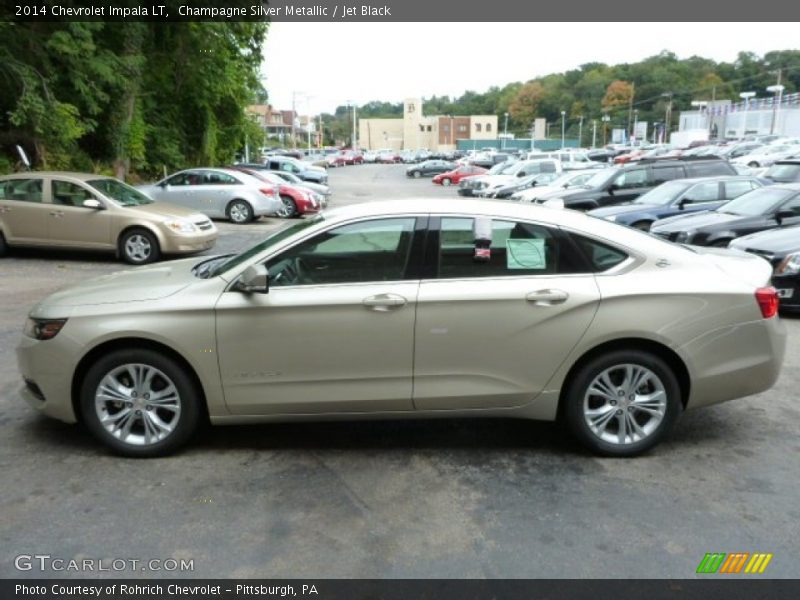 Champagne Silver Metallic / Jet Black 2014 Chevrolet Impala LT