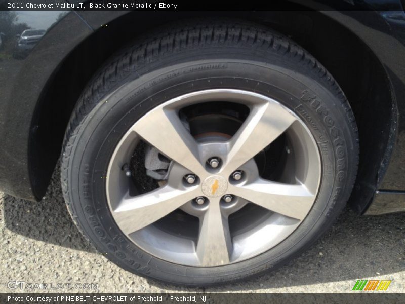 Black Granite Metallic / Ebony 2011 Chevrolet Malibu LT