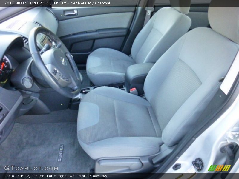 Brilliant Silver Metallic / Charcoal 2012 Nissan Sentra 2.0 SL