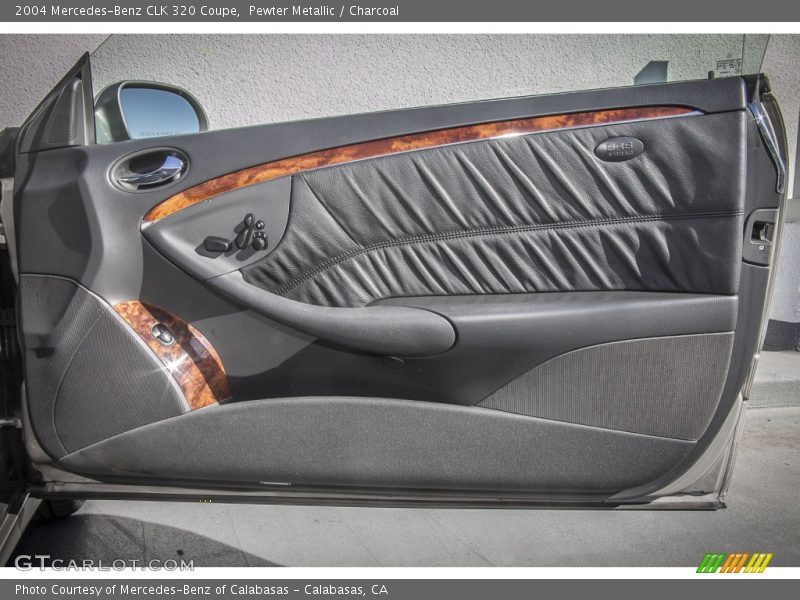 Pewter Metallic / Charcoal 2004 Mercedes-Benz CLK 320 Coupe