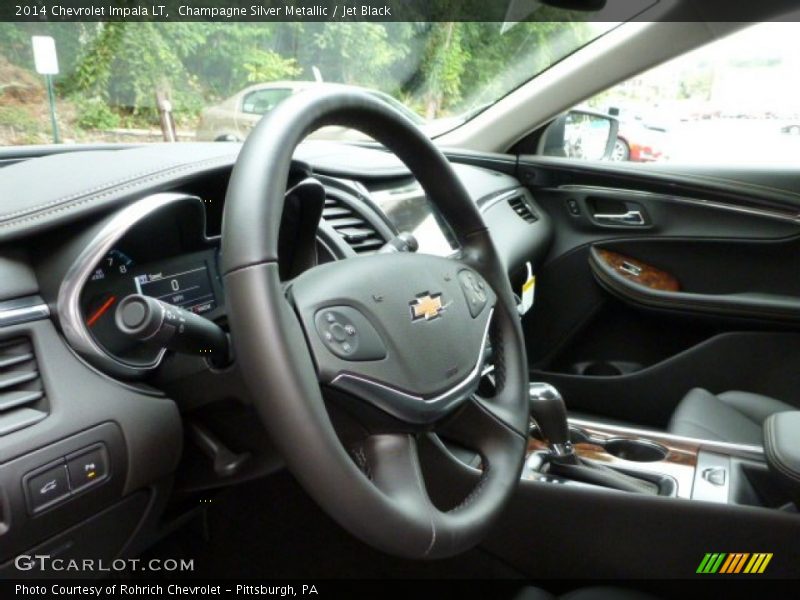 Champagne Silver Metallic / Jet Black 2014 Chevrolet Impala LT