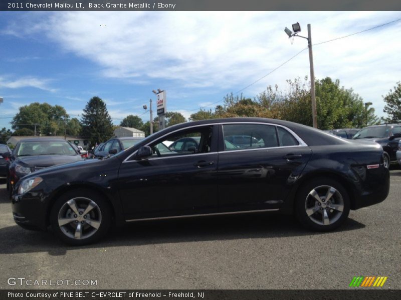 Black Granite Metallic / Ebony 2011 Chevrolet Malibu LT