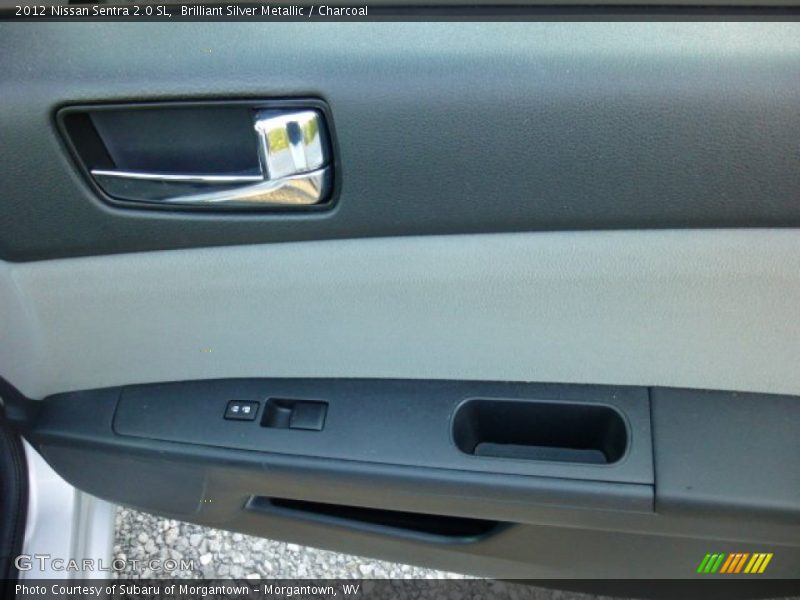 Brilliant Silver Metallic / Charcoal 2012 Nissan Sentra 2.0 SL