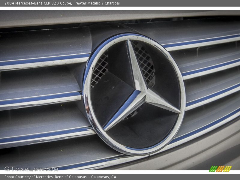 Pewter Metallic / Charcoal 2004 Mercedes-Benz CLK 320 Coupe
