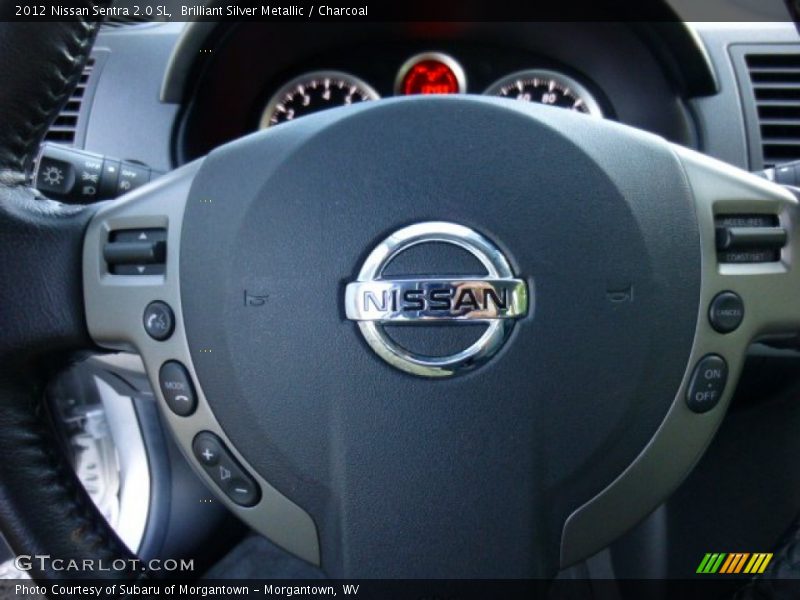 Brilliant Silver Metallic / Charcoal 2012 Nissan Sentra 2.0 SL