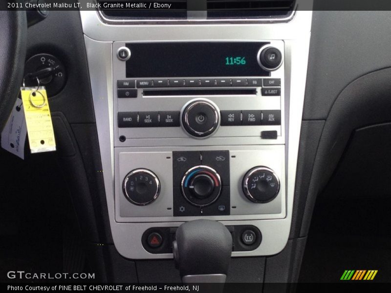 Black Granite Metallic / Ebony 2011 Chevrolet Malibu LT