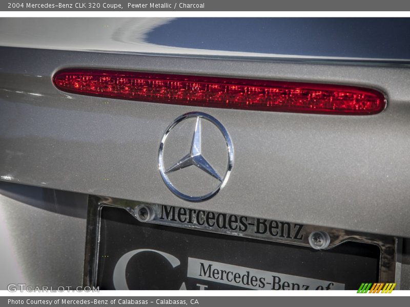 Pewter Metallic / Charcoal 2004 Mercedes-Benz CLK 320 Coupe
