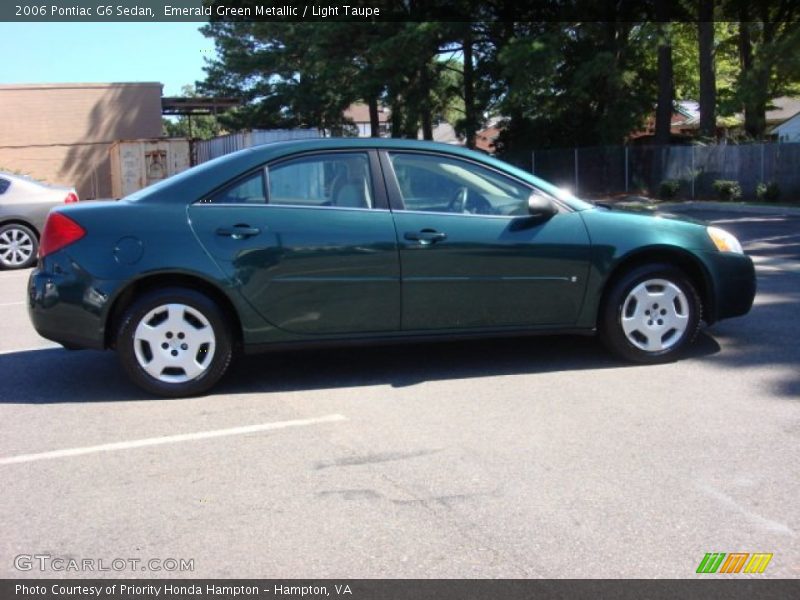 Emerald Green Metallic / Light Taupe 2006 Pontiac G6 Sedan