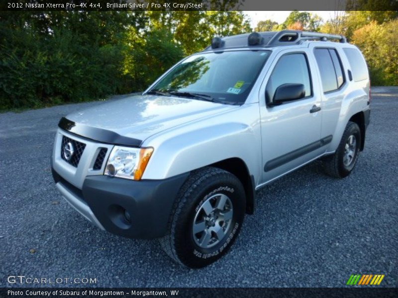 Brilliant Silver / Pro 4X Gray/Steel 2012 Nissan Xterra Pro-4X 4x4