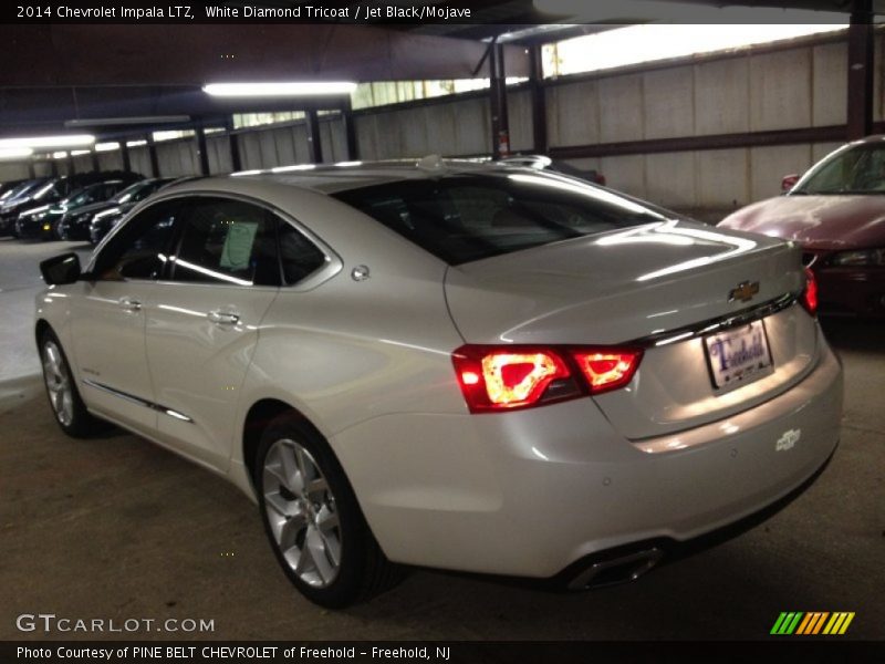 White Diamond Tricoat / Jet Black/Mojave 2014 Chevrolet Impala LTZ