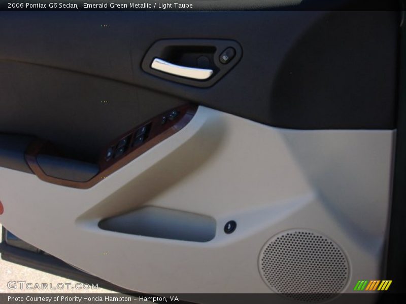Emerald Green Metallic / Light Taupe 2006 Pontiac G6 Sedan
