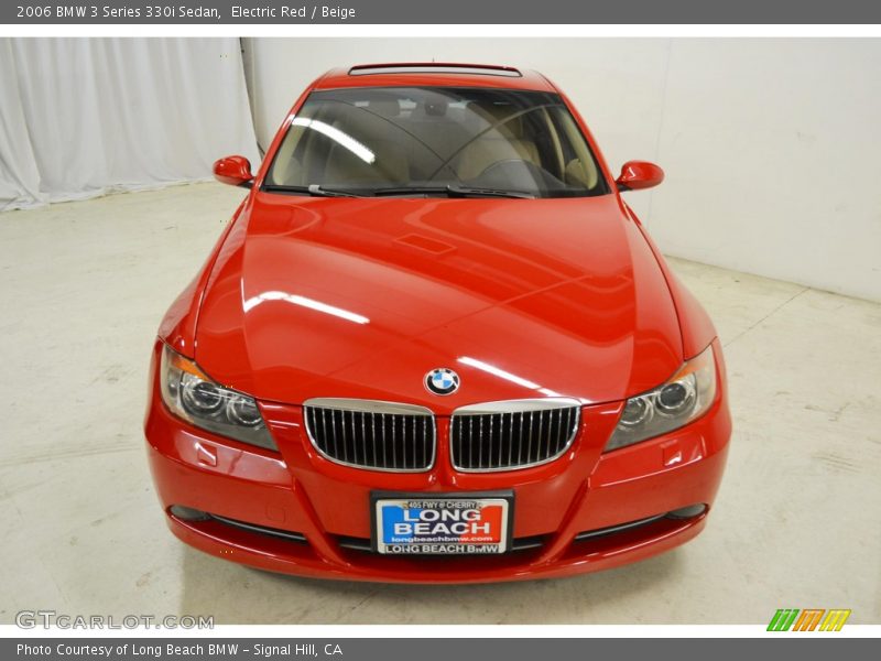 Electric Red / Beige 2006 BMW 3 Series 330i Sedan