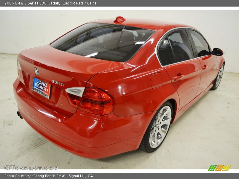 Electric Red / Beige 2006 BMW 3 Series 330i Sedan