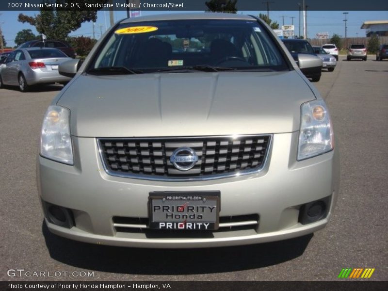 Sandstone Metallic / Charcoal/Steel 2007 Nissan Sentra 2.0 S