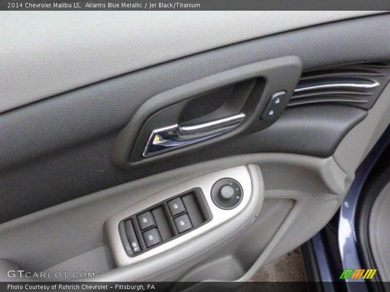 Atlantis Blue Metallic / Jet Black/Titanium 2014 Chevrolet Malibu LS