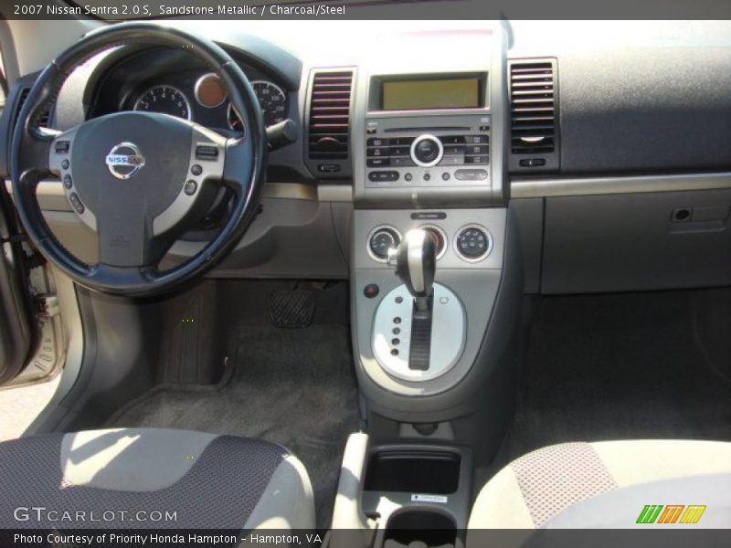 Sandstone Metallic / Charcoal/Steel 2007 Nissan Sentra 2.0 S