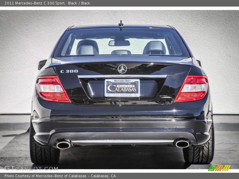 Black / Black 2011 Mercedes-Benz C 300 Sport