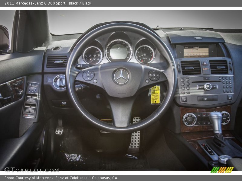 Black / Black 2011 Mercedes-Benz C 300 Sport
