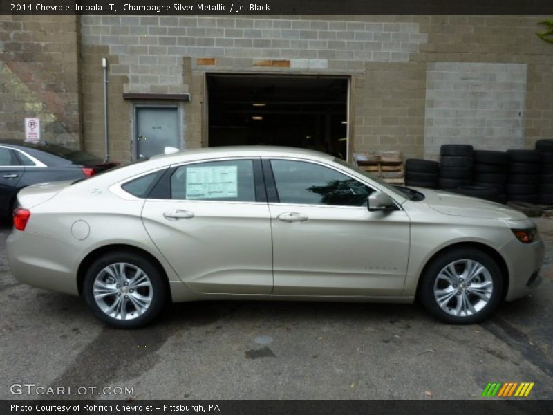 Champagne Silver Metallic / Jet Black 2014 Chevrolet Impala LT