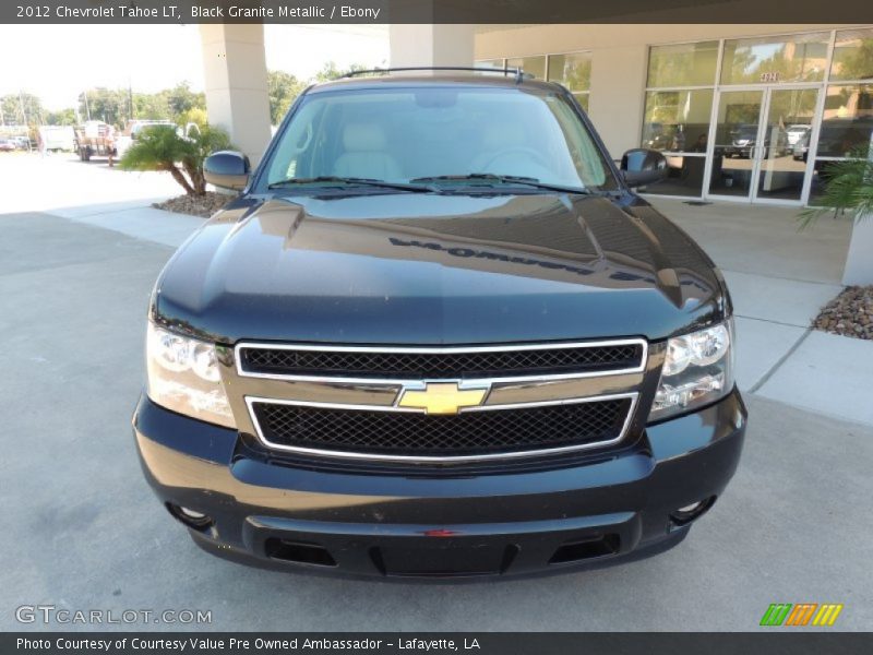 Black Granite Metallic / Ebony 2012 Chevrolet Tahoe LT